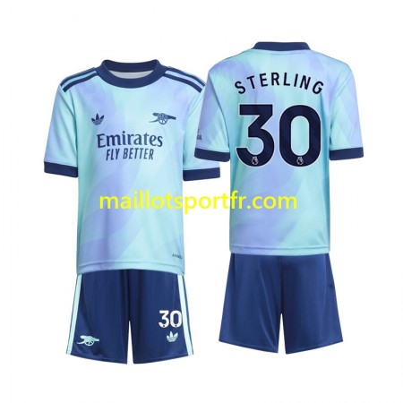 Maillot de Foot Arsenal Sterling 30 Enfant Troisieme 2024/25